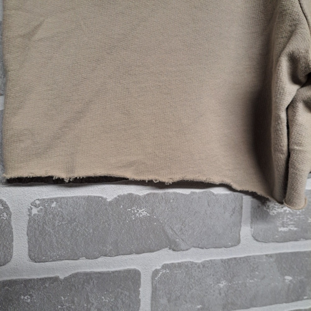 STANDARD James Perse French Terry ‎ Waist Elastic Shorts in Beige SZ 0 NWOT - Picture 8 of 9